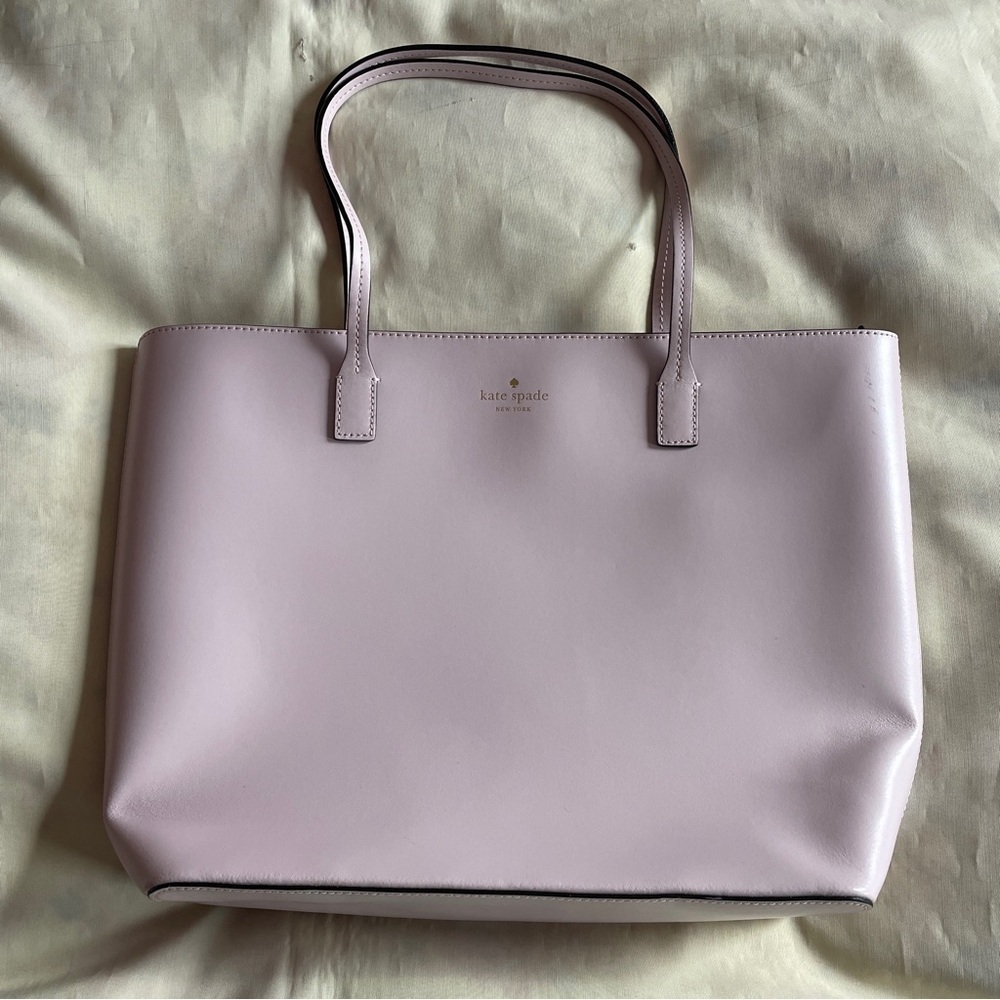 Kate Spade Felicity Tote Bag Baby Pink WITHOUT FLOWER ACCENT Everday Fashion